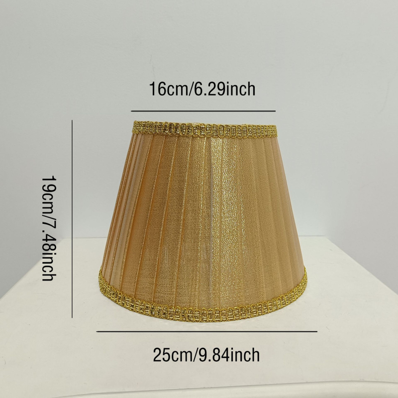 Europskog stila retro platneni abažur za stolnu i podnu lampu, ručno izrađene perle i resice, razni oblici