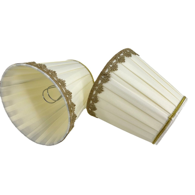 Bež platneni abažur za lustere i lampe – pogodan za spavaću sobu, radnu sobu i dnevni boravak.