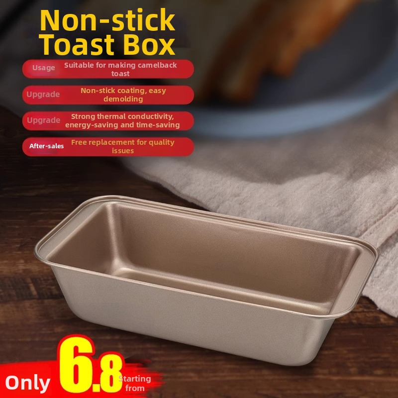 Neprijanjajući kalup za tost s poklopcem, 450 g, kućna pećnica