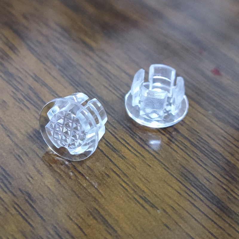 LC6-7 diodni abažur za vodilicu svjetla, prozirni zaštitni kapak lampe s otvorom 8 mm, crvena, žuta, plava, zelena, narančasta