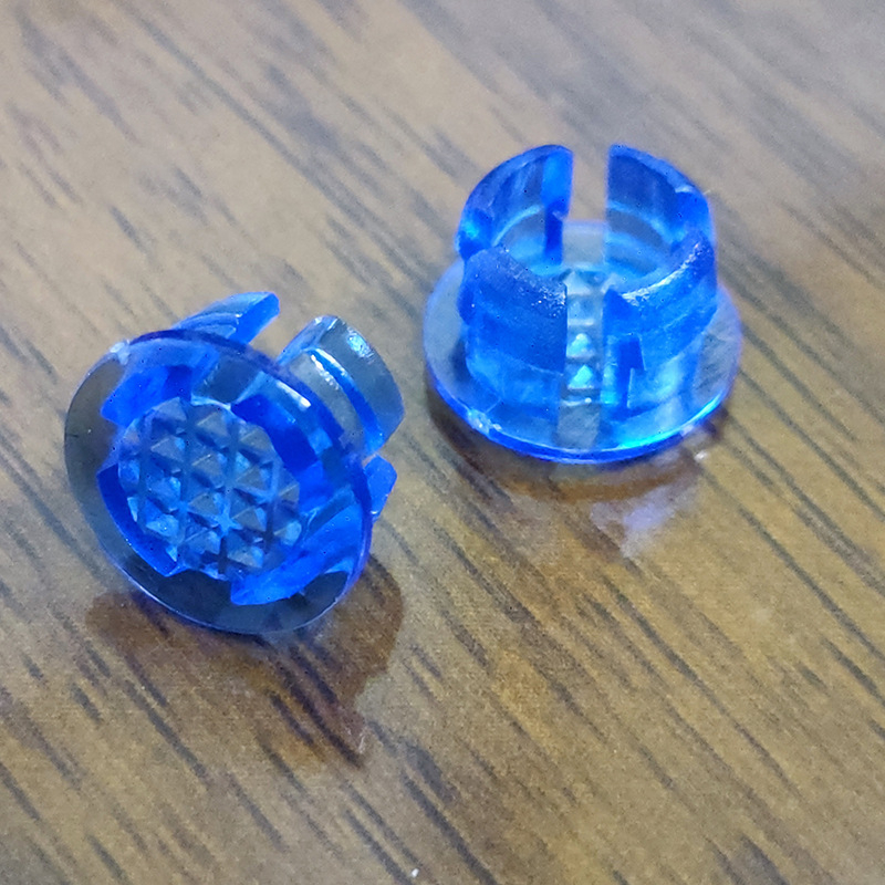 LC6-7 diodni abažur za vodilicu svjetla, prozirni zaštitni kapak lampe s otvorom 8 mm, crvena, žuta, plava, zelena, narančasta