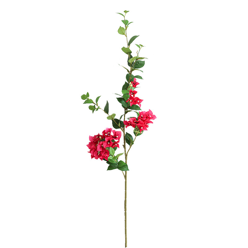 Umjetna bougainvillea loza s satenskim cvjetovima, za dnevni boravak, izlog, vjenčanje i rekvizite za fotografiju