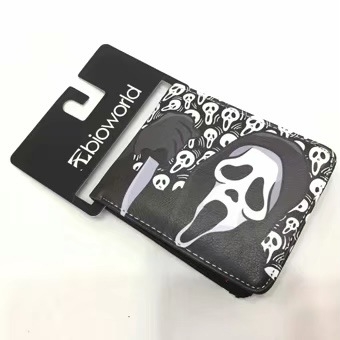 NECA Scream4 Kisméretű érmés pénztárca – Uniszex PU anyagú, rajzos stílus