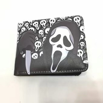NECA Scream4 Kisméretű érmés pénztárca – Uniszex PU anyagú, rajzos stílus