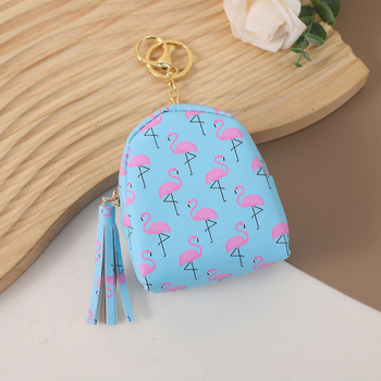 Novčanik s flamingom – mini PU kožni novčanik, za žene i djecu