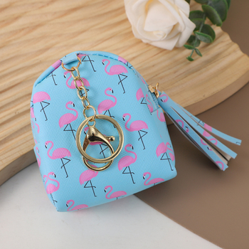 Novčanik s flamingom – mini PU kožni novčanik, za žene i djecu