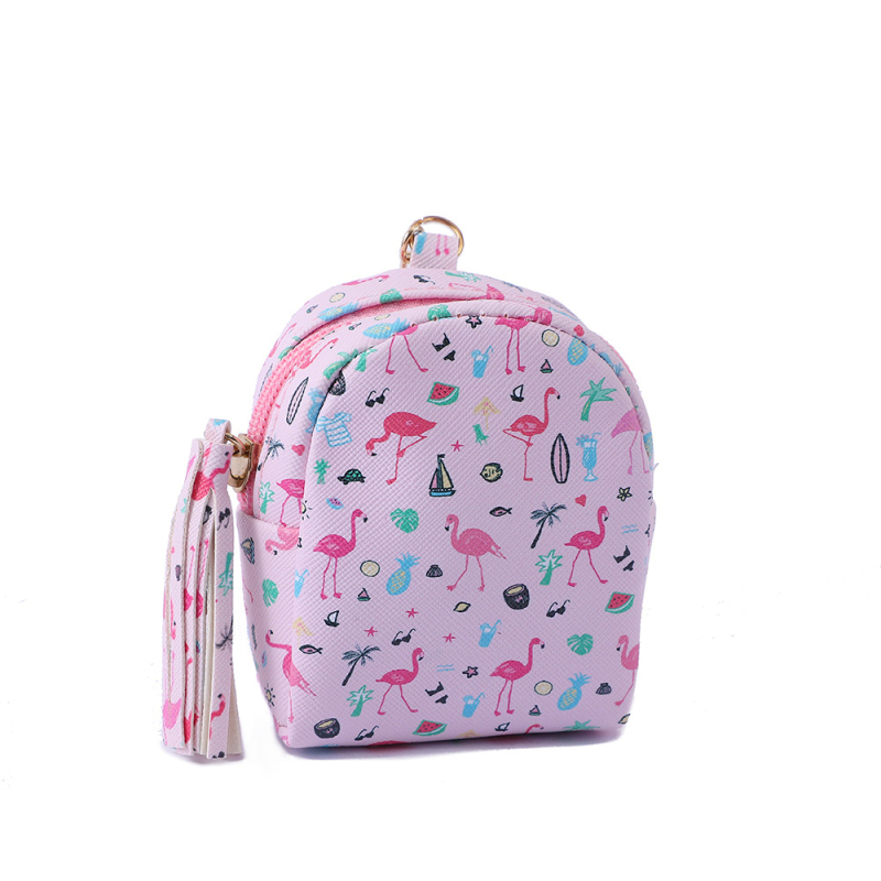 Novčanik s flamingom – mini PU kožni novčanik, za žene i djecu