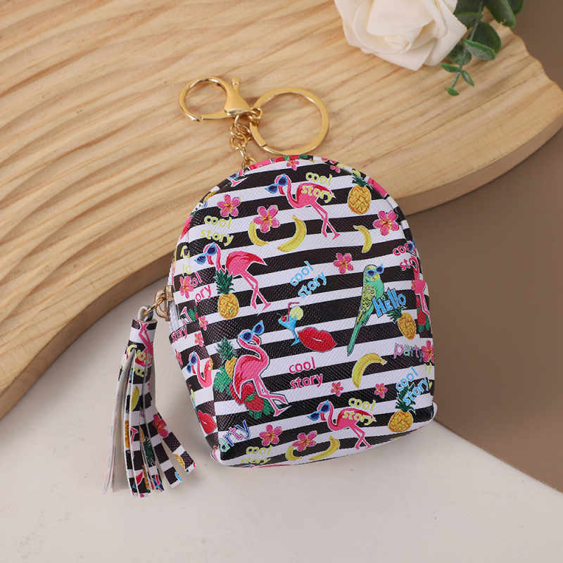Novčanik s flamingom – mini PU kožni novčanik, za žene i djecu