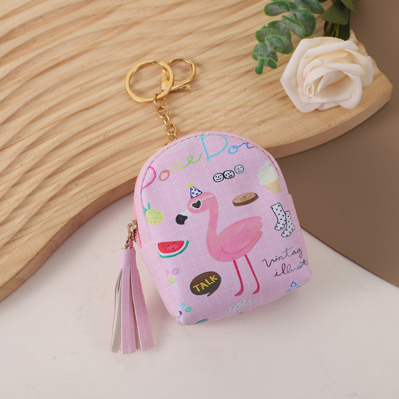 Novčanik s flamingom – mini PU kožni novčanik, za žene i djecu