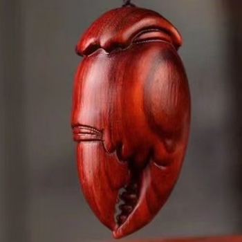 Серия Rosewood — дърворезба: чайник със дръжка във форма на тиква, декоративни висящи изделия от твърдо дърво