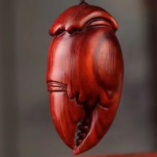 Серия Rosewood — дърворезба: чайник със дръжка във форма на тиква, декоративни висящи изделия от твърдо дърво