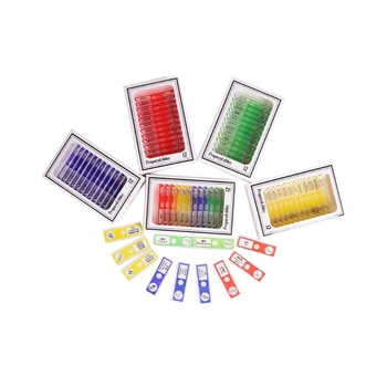 Slide-uri din plastic pentru microscop cu probe mixte de animale și plante pentru copii – insecte și plante