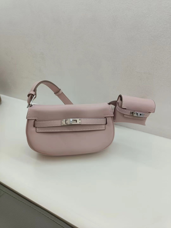 Swift Torba od prave kože Moove Tangyuan Kelly – Dvije u Jednu: sedlovna torba, mini torba za struk i crossbody torba za žene