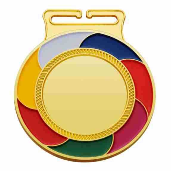 Medalja za nošenje oko vrata od legure, za maraton i igre; memorijalna medalja zlatna, srebrna i brončana