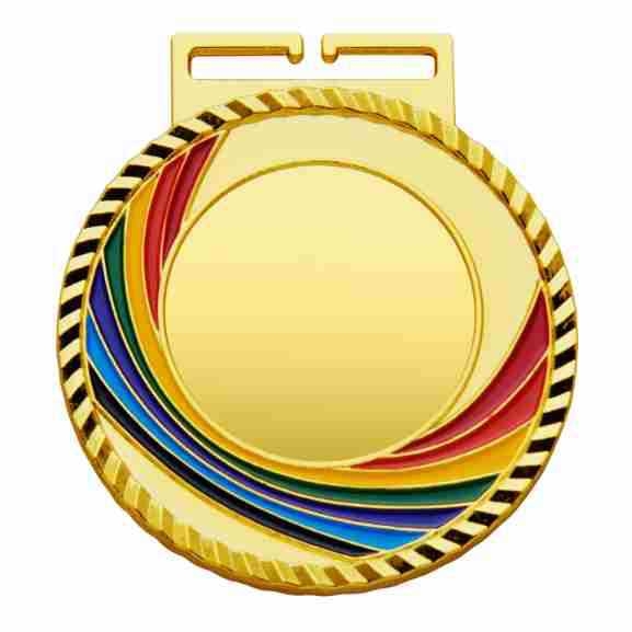 Medalja za nošenje oko vrata od legure, za maraton i igre; memorijalna medalja zlatna, srebrna i brončana