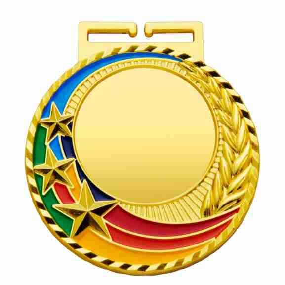 Medalja za nošenje oko vrata od legure, za maraton i igre; memorijalna medalja zlatna, srebrna i brončana