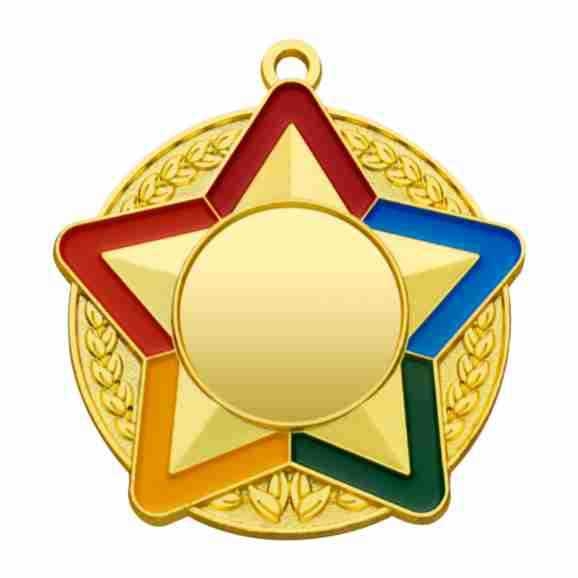 Medalja za nošenje oko vrata od legure, za maraton i igre; memorijalna medalja zlatna, srebrna i brončana
