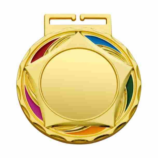 Medalja za nošenje oko vrata od legure, za maraton i igre; memorijalna medalja zlatna, srebrna i brončana