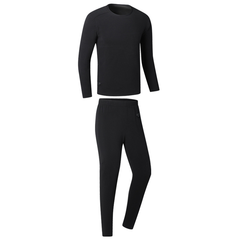 Zimski termalni komplet s 42 zonama grijanja, debelo grijano donje rublje i hlače, unisex, plus veličina