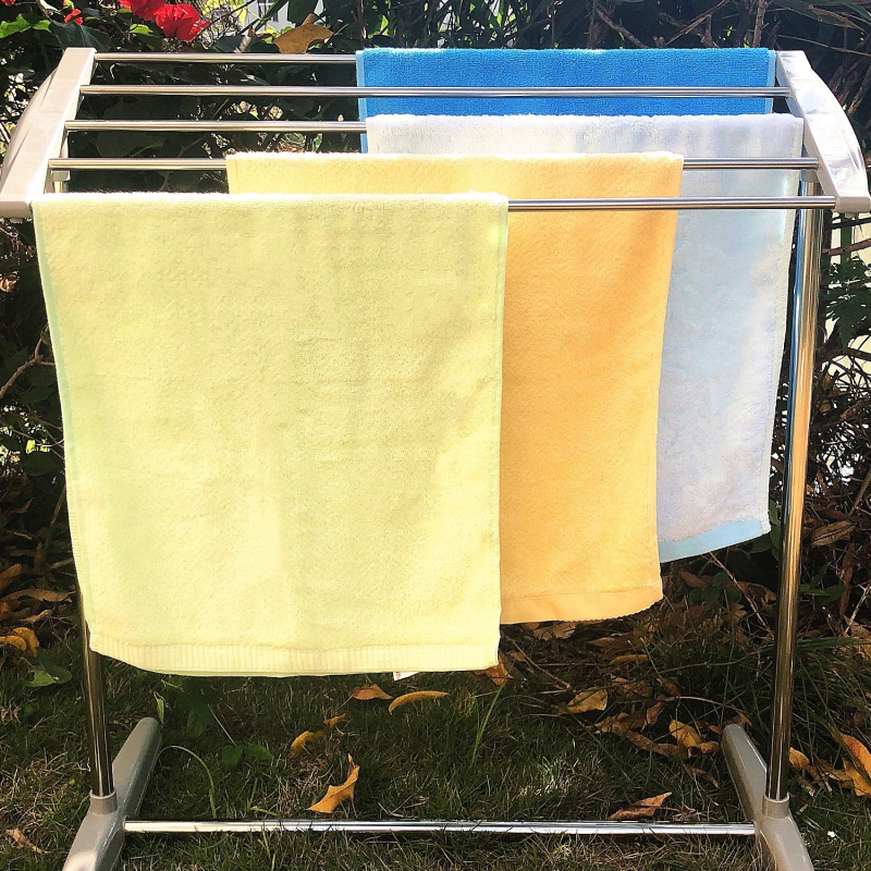 Mini višefunkcionalna podna vješalica za sušenje od nehrđajućeg čelika, sklopiva nagnuta držač za ručnike, za balkon