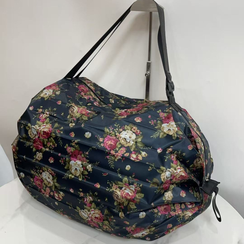 Nylon 3D putna torba za skladištenje s otiskom, japanskog stila, sklopiva, prijenosna za putovanja i kupovinu