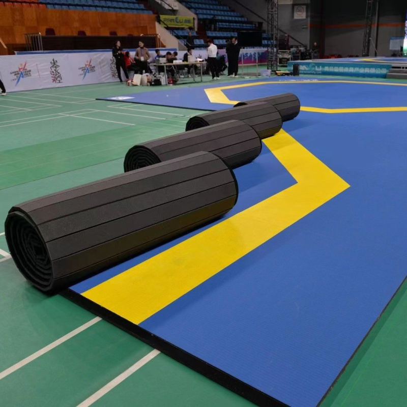 Taekwondo podloga za borilačke vještine, bezšavna rolna podloga XPE, sportska podloga