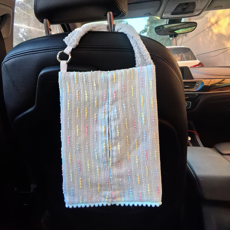 Plišana kutija za maramice za automobil, viseća, podesiva