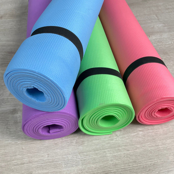 EVA joga podloga, debljina 3-6 mm, višebojna, fitness podloga