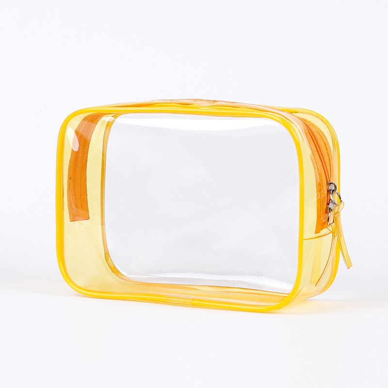 PVC kozmetička torbica, prijenosna, prozorna PVC torbica, putni organizator sa odjeljkom za suho i mokro