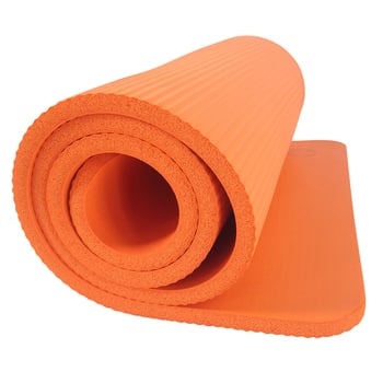 Višefunkcionalna NBR podloga za jogu, dimenzije 183 cm x 61 cm, debljina 10 mm, prugasti uzorak, pogodna za jogu, fitness i kućnu meditaciju