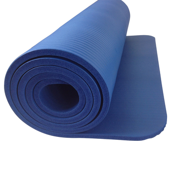 Višefunkcionalna NBR podloga za jogu, dimenzije 183 cm x 61 cm, debljina 10 mm, prugasti uzorak, pogodna za jogu, fitness i kućnu meditaciju