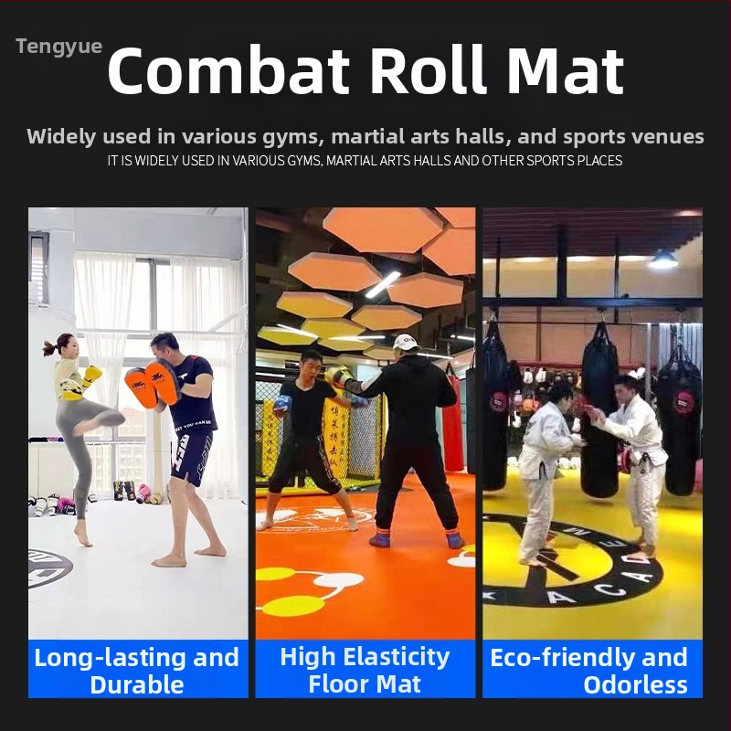 Debeli tatami podloga za taekwondo i borilačke umjetnosti – podloga za ples, borbu i džudo, rolna podloga za teretanu