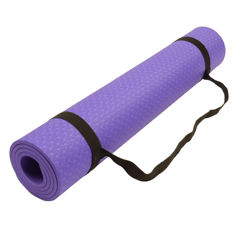 Joga podloga za djecu, protuklizna, dvostrana, od TPE, 6 mm, 61 × 122 cm, za kućnu uporabu