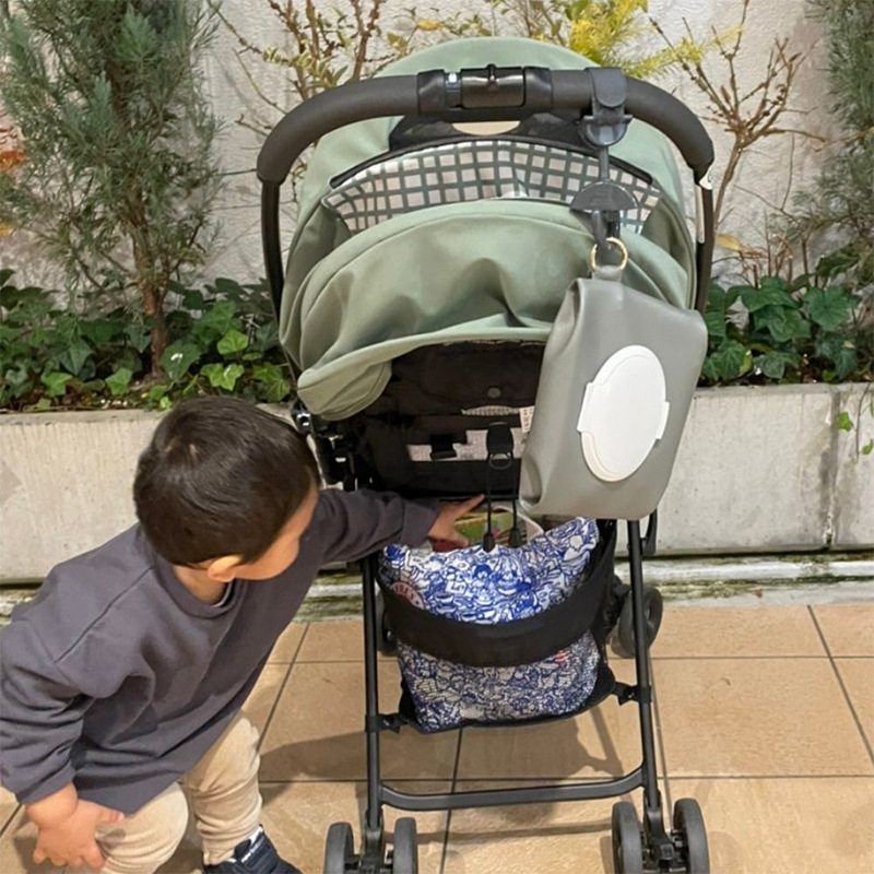 Japanski stil visići PU kožni držač maramica za automobil, višebojan, za mokre maramice za bebe
