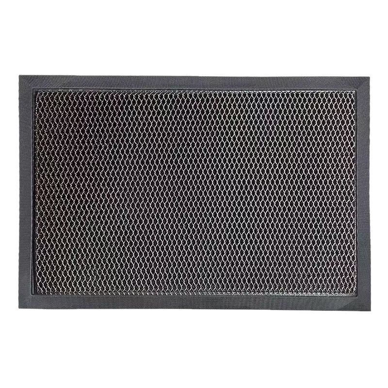 60×90 cm geometriai mintázatú padlószőnyeg nylon elasztikus cérnával, kopásálló és karcolásálló, tartós bejárati szőnyeg beltéri és kültéri használatra