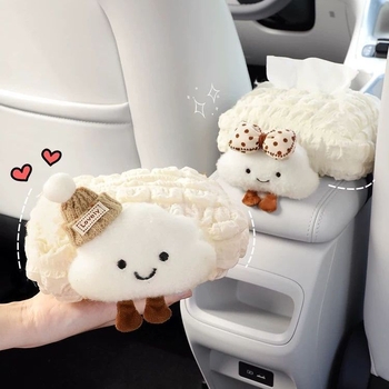 Plišana kutija za maramice u automobilu Geely Xingyuan – slatka i praktična.