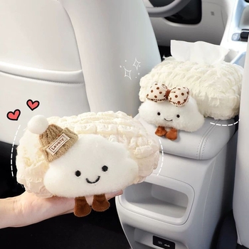 Plišana kutija za maramice u automobilu Geely Xingyuan – slatka i praktična.