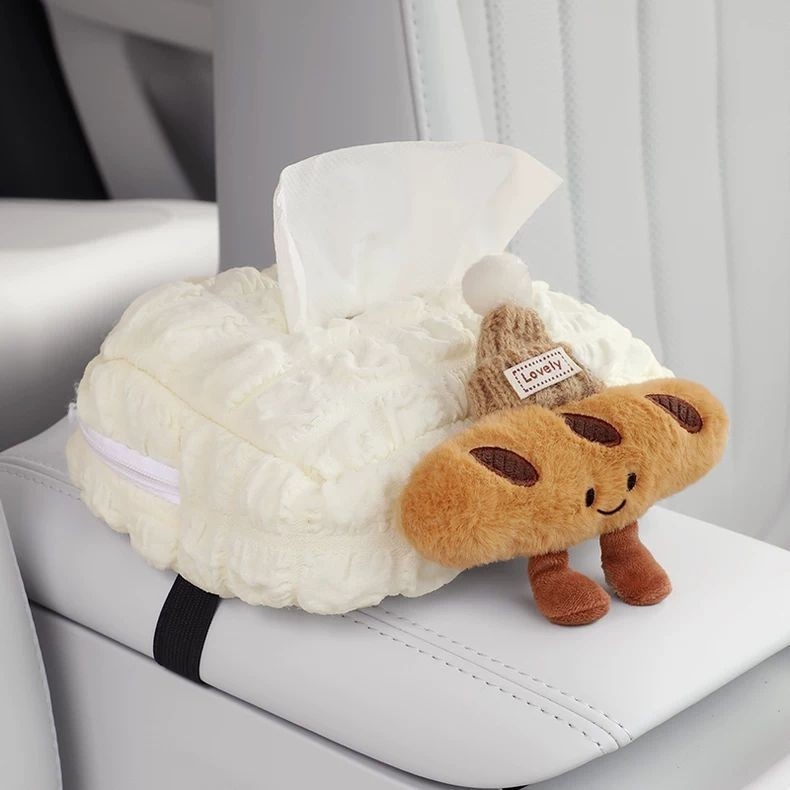 Plišana kutija za maramice u automobilu Geely Xingyuan – slatka i praktična.