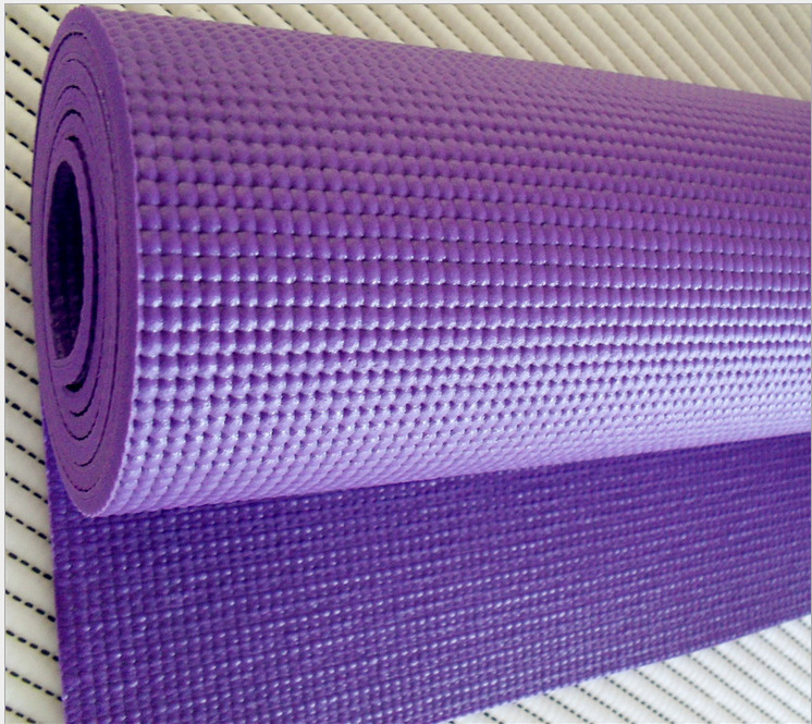 PVC joga prostirka 6 mm, debela, protuklizna, za vježbanje na otvorenom, mekana i bez mirisa, dimenzije 183 cm x 61 cm