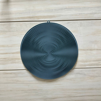 Perie de baie din silicon pentru picioare și pernă de masaj pentru spate, cu bază antiderapantă