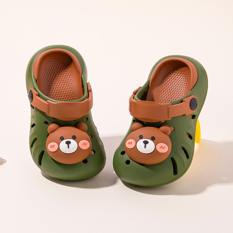 Little Deer Milly мультяшни леки перфорирани детски обувки за лято, унисекс, вътрешна употреба