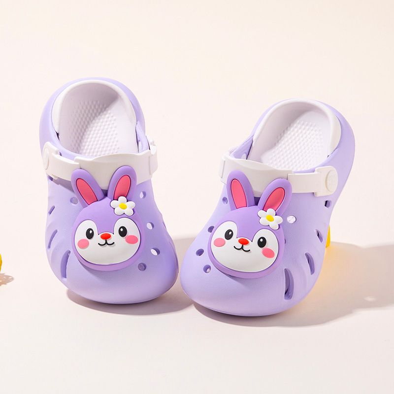 Little Deer Milly мультяшни леки перфорирани детски обувки за лято, унисекс, вътрешна употреба