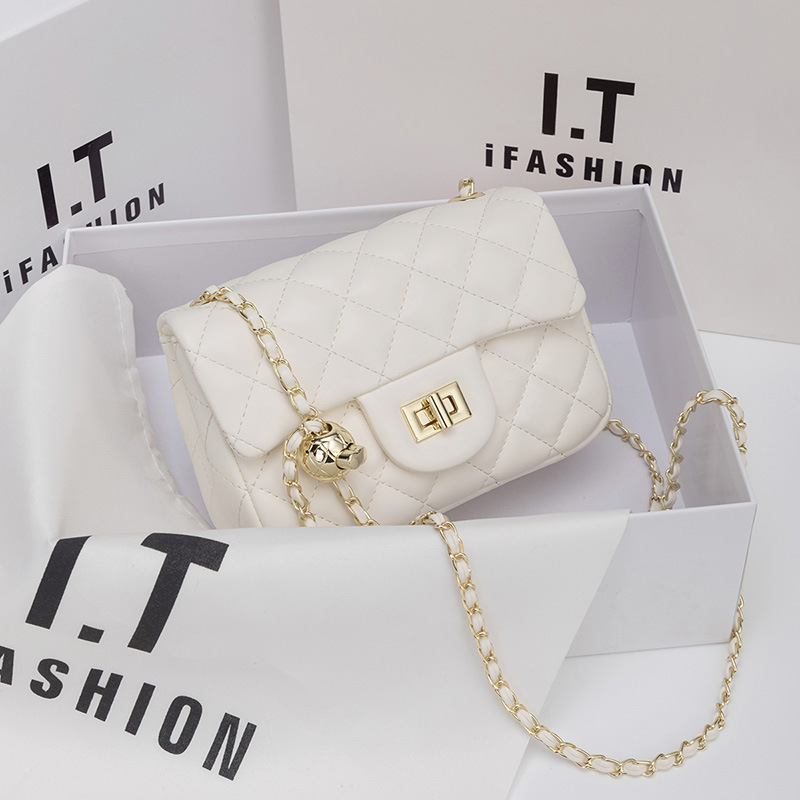 Ljetna mala torbica s zlatom perlama i dijamantnim mrežastim uzorkom, ženska torba za rame ili crossbody