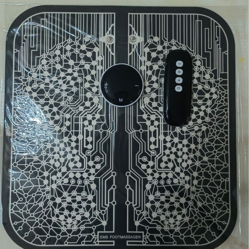 Pad de masaj pentru picioare cu EMS microcurenți și telecomandă wireless