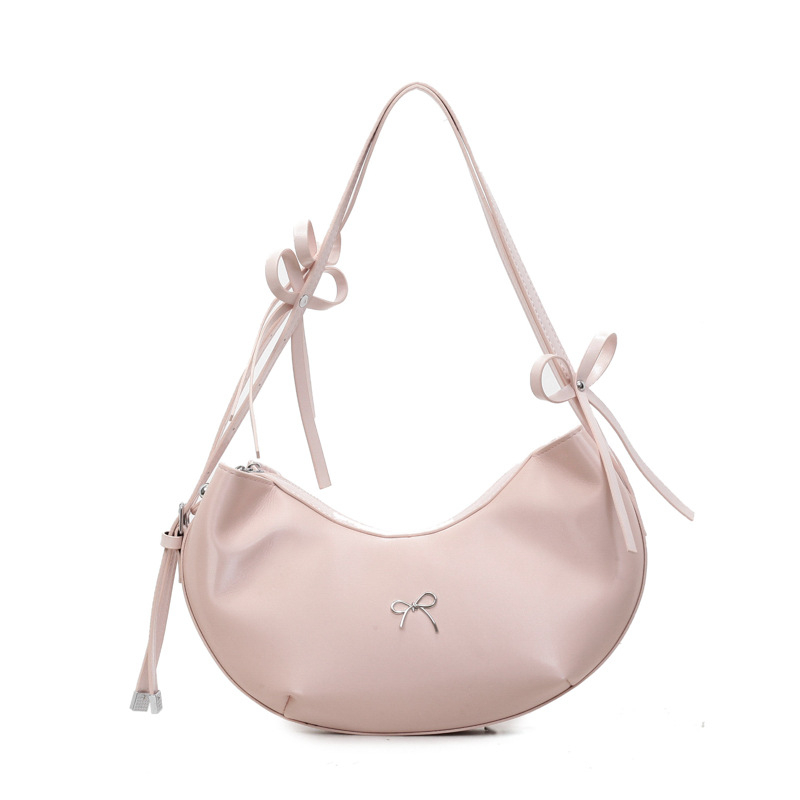 Ženska crossbody torbica u obliku knedle, teksturirana PU koža, srednja veličina, gradski minimalistički stil