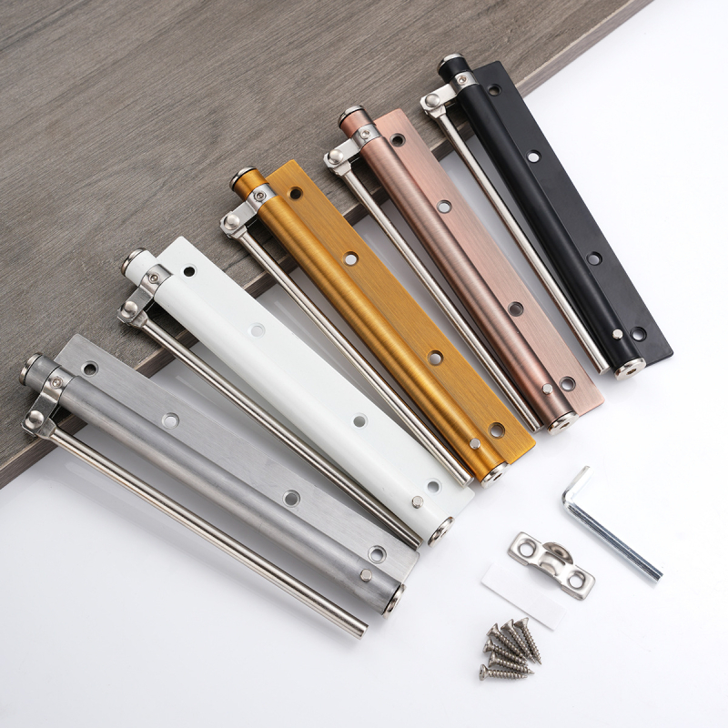 Zatvárač dverí z nerezovej ocele s hydraulickým tlmičom — automatický, ľahký, moderný minimalistický dizajn pre domové alebo hotelové dvere.