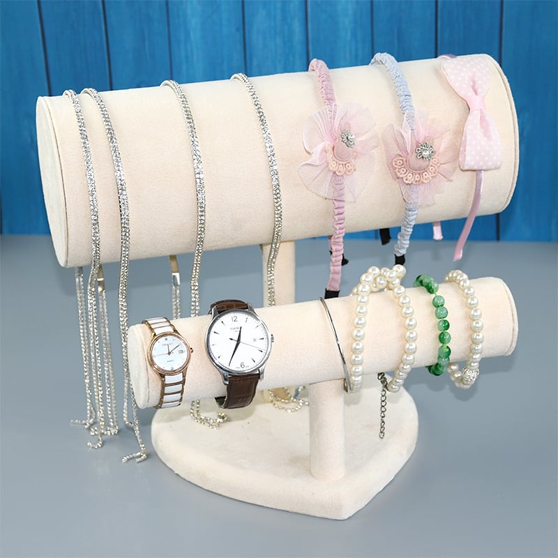 Фланелен държач за изложба на ленти за глава и аксесоари за коса, универсален за възрастни и деца, държач за бижута