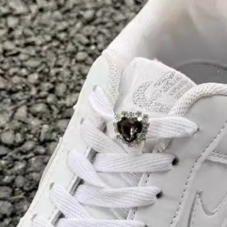 Accesorii pentru sneakers AF1 Air Force One – cataramă pentru șireturi DIY, decor cu cristale și perle, plăcuță metalică în formă de floare