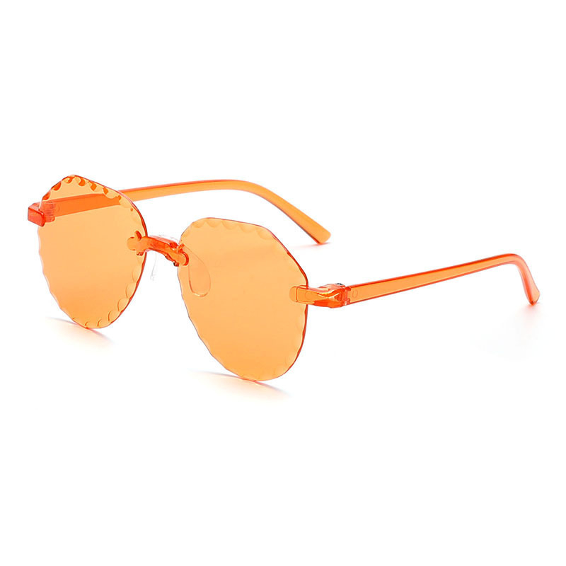 Ochelari de soare pentru copii, margine dantelată, rame colorate, protecție UV, design desen animat