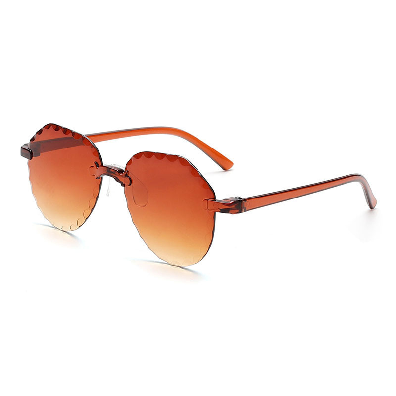 Ochelari de soare pentru copii, margine dantelată, rame colorate, protecție UV, design desen animat